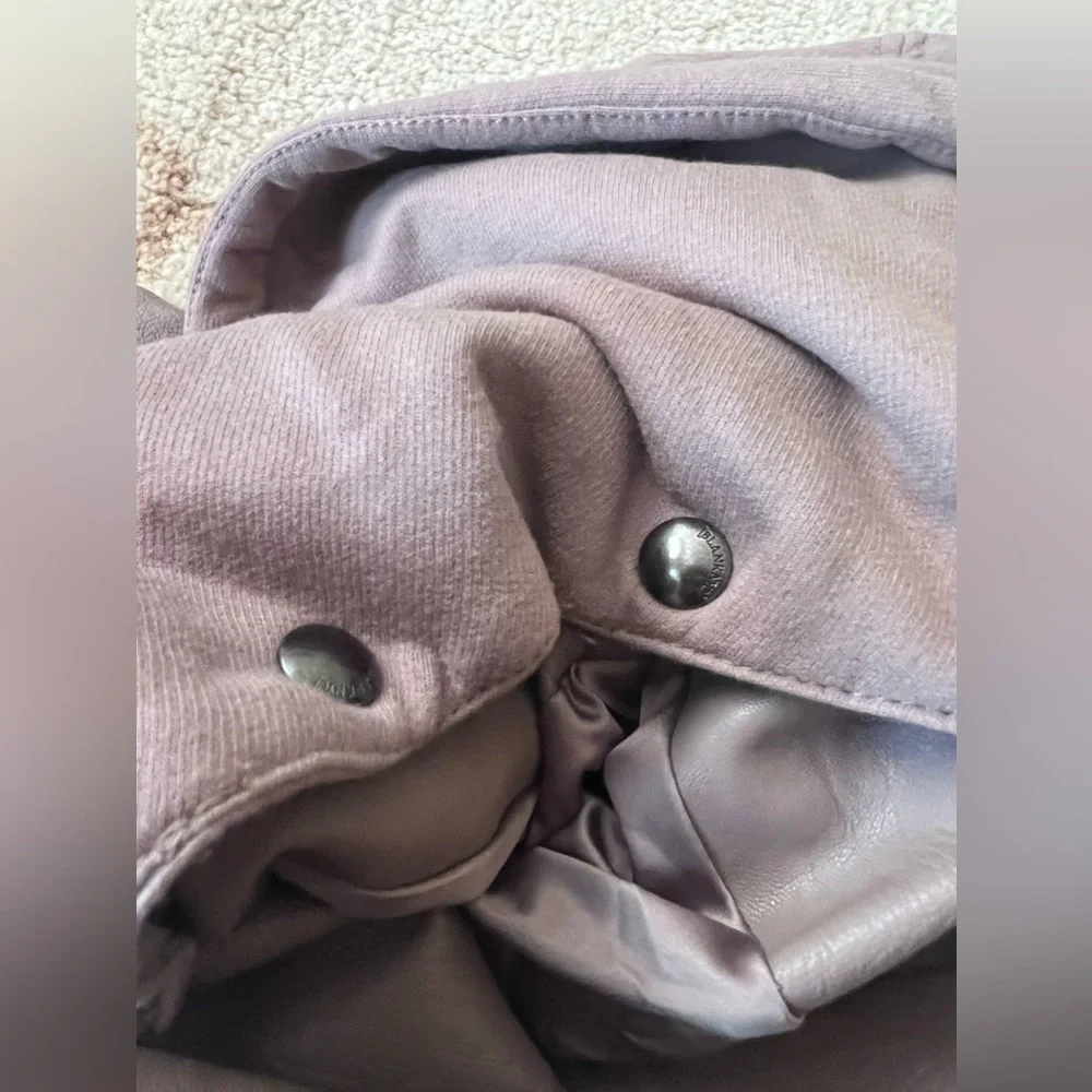Blanknyc Meant to Be Moto Jacket with Removable Hood Long Sleeve Brown Small - Picture 6 of 9